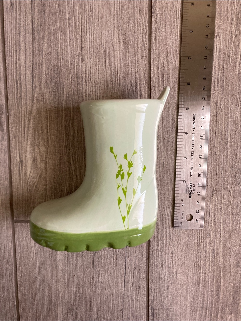 Ceramic Rain Boot Planter